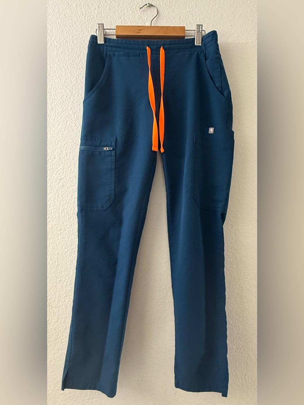 Figs Yola Scrubs Pants in Caribbean Blue